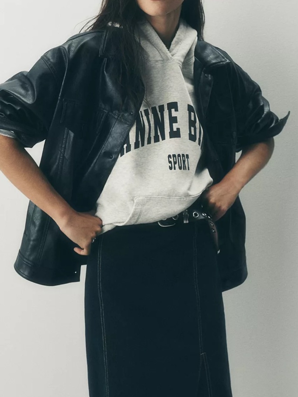 Anine Bing Harvey Hooded Sweatshirt